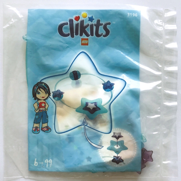 3196-1 Clikits Bracelet Star polybag