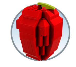 The Brick Apple (LEGO Store Grand Opening Set, Rockefeller Center, New York, NY) polybag