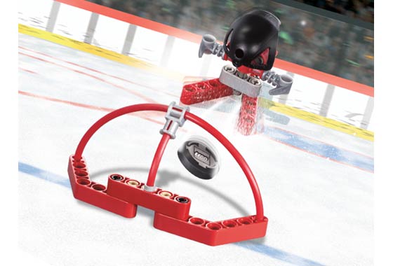 3558-1 Red Player & Goal