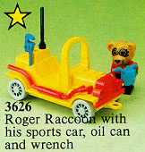 3626-1 Roger Raccoon's Sports Car