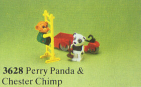 3628-1 Perry Panda & Chester Chimp