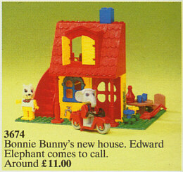 3674-1 Bonnie Bunny's New House