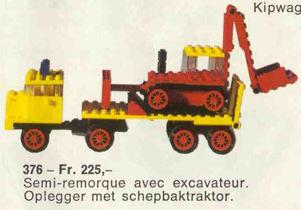 376-1 Low-Loader with Excavator