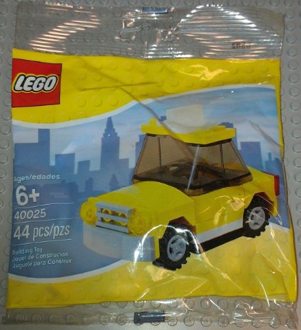 40025-1 Yellow Car (New York Taxi Cab) polybag