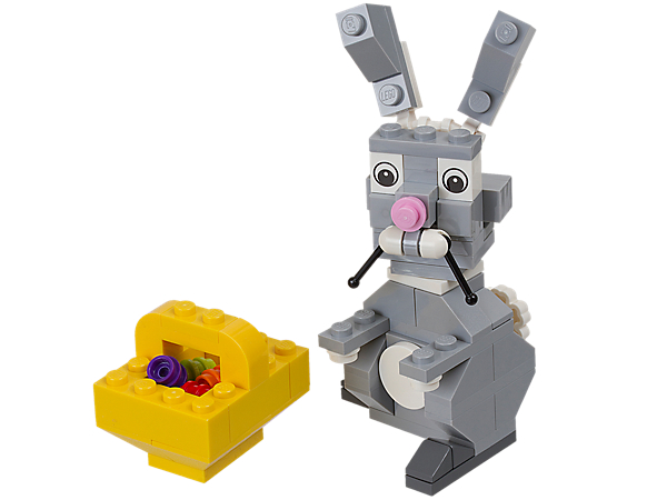 40053-1 Easter Bunny with Basket polybag