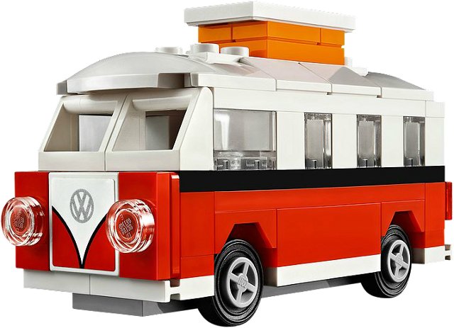 40079-1 Mini Volkswagen T1 Camper Van (VW Bus) polybag