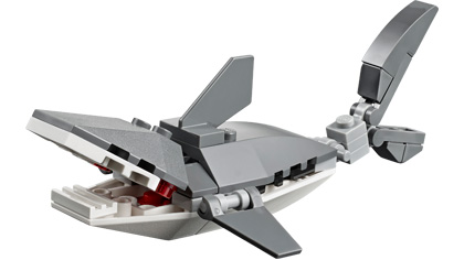 40136-1 Monthly Mini Model Build Set - 2015 11 November, Shark polybag