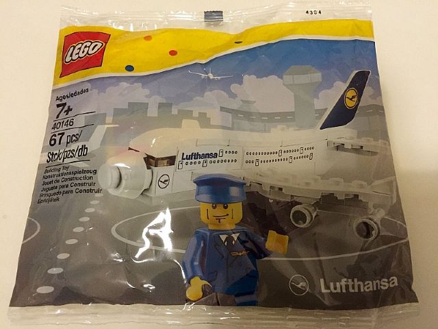 40146-1 Lufthansa Plane polybag