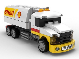 40196-1 Shell Tanker polybag