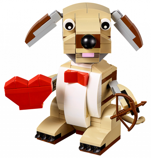 40201-1 Valentine's Cupid Dog