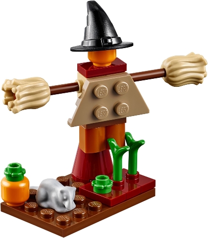 40285-1 Monthly Mini Model Build Set - 2018 10 October, Scarecrow polybag