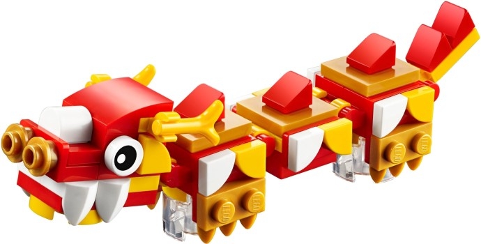 40395-1 Monthly Mini Model Build Set - 2020 01 January, Chinese Dragon polybag