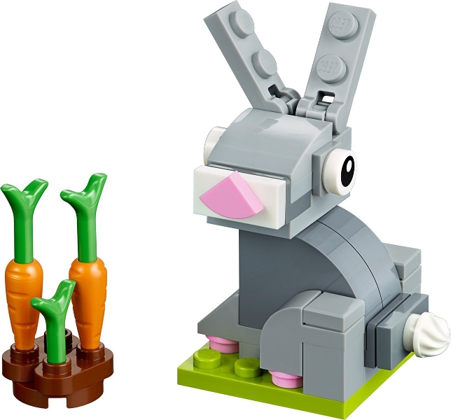 40398-1 Monthly Mini Model Build Set - 2020 04 April, Easter Bunny polybag