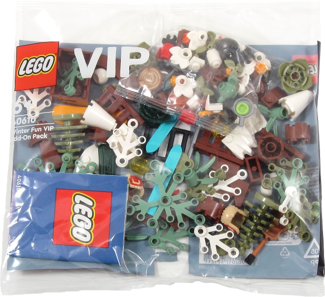 LEGO set: 40610-1, Winter Fun VIP Add-On Pack polybag