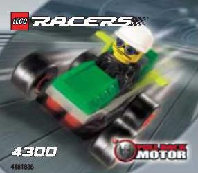 4300-1 Green Racer polybag