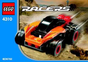 4310-1 Orange Racer polybag