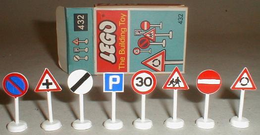 432-1 Road Signs (The Building Toy)