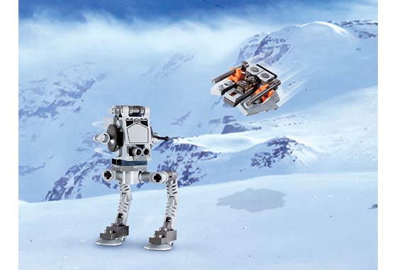 4486-1 AT-ST & Snowspeeder - Mini