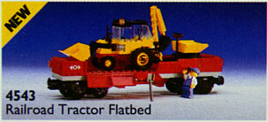 4543-1 Railroad Tractor Flatbed