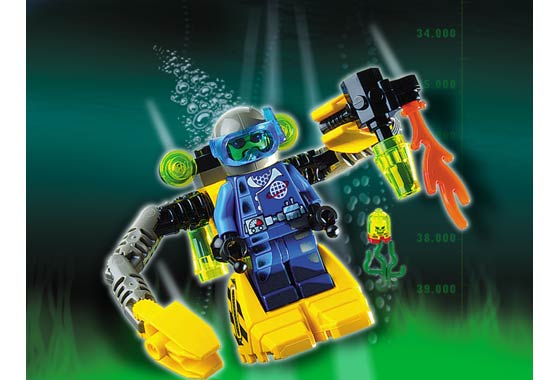 4790-1 Alpha Team Deep Sea Robot Diver