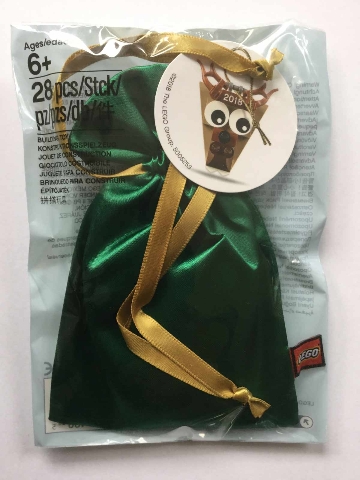 5005253-1 Christmas Tree Ornament (Bag with Reindeer) polybag