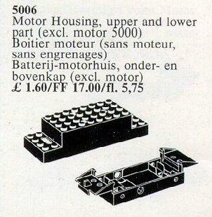 5006-1 Replacement 2-Piece Battery Motor Housing