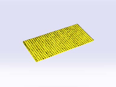 5009-1 Building Plate 16 x 32, Yellow