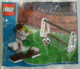 5012-1 Soccer Player with Goal polybag