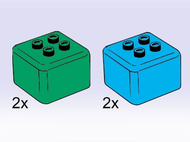 5022-1 Bricks with Studs