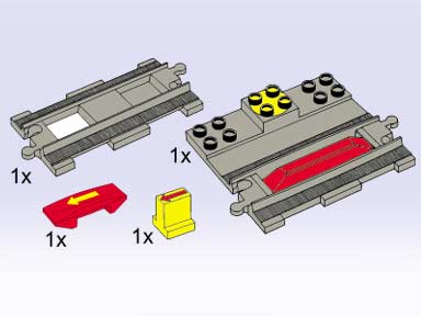 5024-1 Start/Stop Rail, Single Rail, Direction Switch