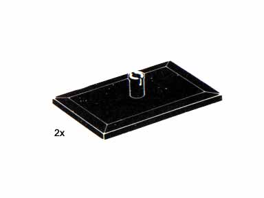 5074-1 Bogie Plates, Black