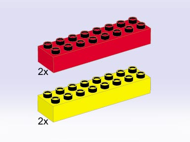 5088-1 Long Beams, 2 x 8 Studs