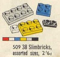 509-1 38 Slimbricks Assorted Sizes