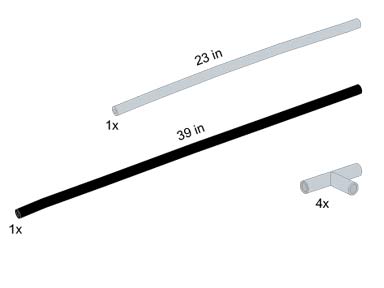 5109-1 Pneumatic Tubes and Pieces