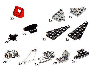 5155-1 Space Jets and Wings
