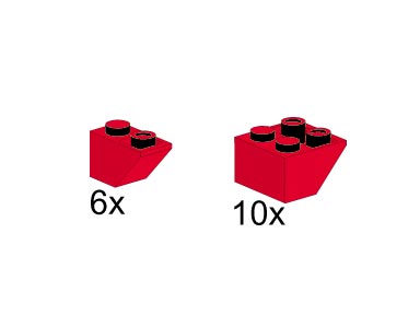 5161-1 Inverted Slope Bricks