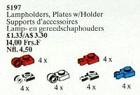 5197-1 Lampholders, Plate with Holders