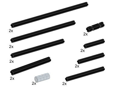 5226-1 Assorted Cross Axles