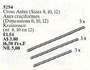 5254-1 Cross Axles