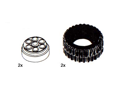 5270-1 Tires (43mm) with Hubs