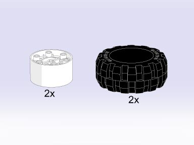 5271-1 Tires (50mm) with Hubs