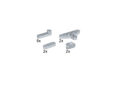 5291-1 Liftarms and Triangles