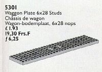 5301-1 Wagon Plate 6 x 28