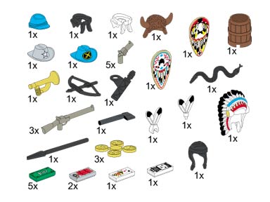 5317-1 Wild West Accessories