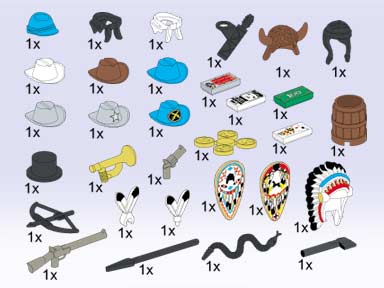 5392-1 Wild West Accessories