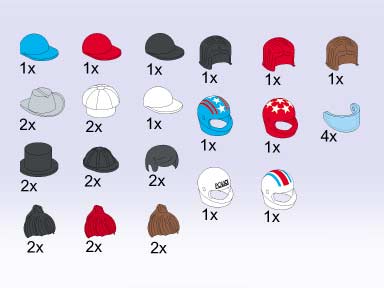 5393-1 Headgear (Hats and Hair)