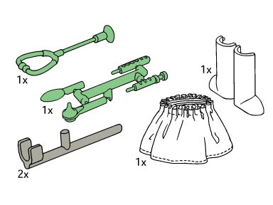 5395-1 Belville Hospital Accessories