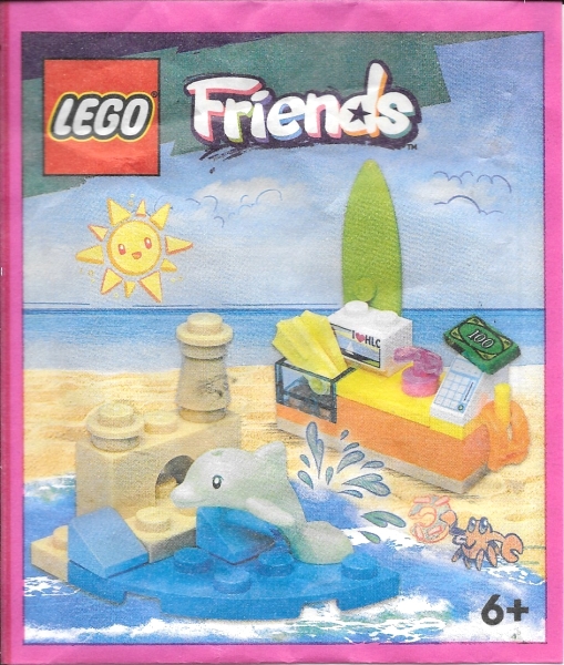 LEGO set: 562304-1, Beach Shop and Dolphin paper bag