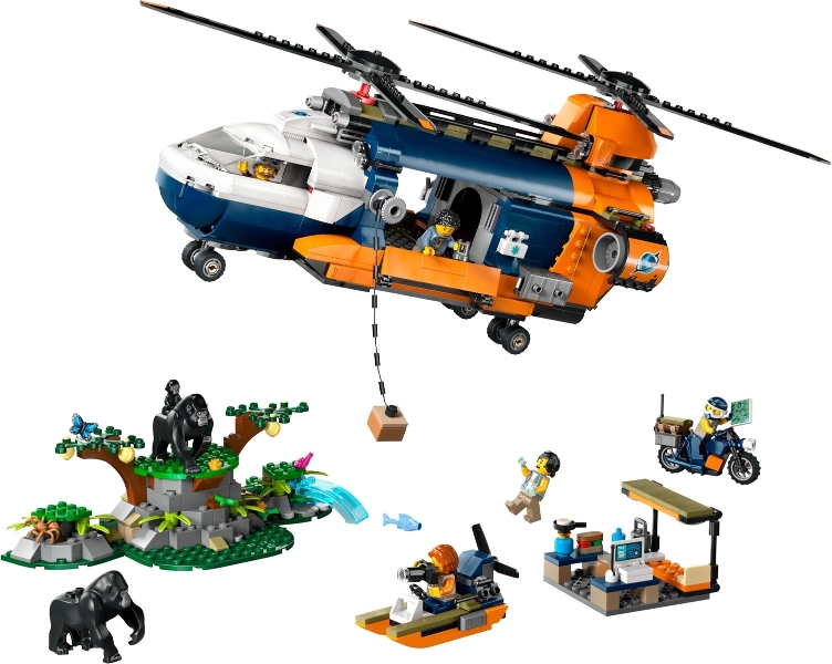 LEGO set: 60437-1, Jungle Explorer Helicopter