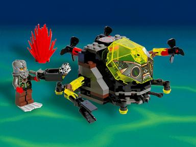 6109-1 Sea Creeper (with Stingray Baseplate, Raised)